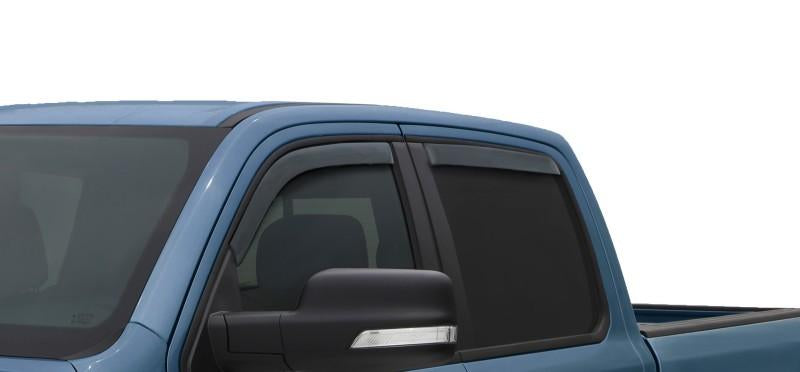 AVS 2020 Chevy/GMC 2500/3500 CrewCab Ventvisor In-Channel Front & Rear Window Deflectors 4pc - Smoke 194731 Main Image