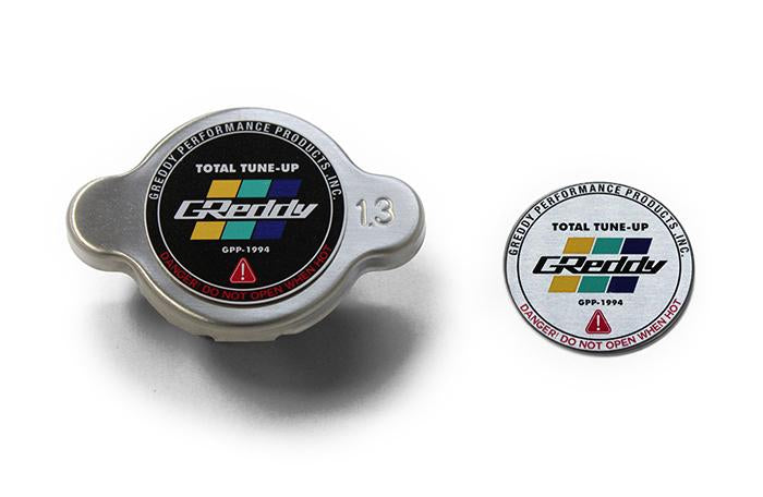 Greddy High Pressure Radiator Cap - 1.3kg/cm2 - New Finishes, Black, Polished, and Brushed