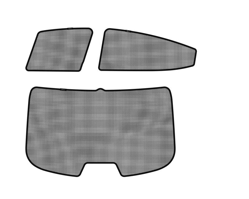 3D MAXpider 2011-2016 Hyundai Elantra Sedan Black Sun Shades - Complete Set S1HY0210 Main Image