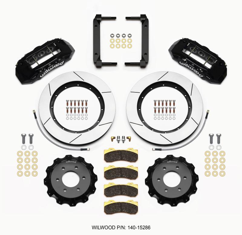 Wilwood TX6R Front Kit 15.50in Black 2004-08 Ford F150 - 4WD 140-15286 Main Image