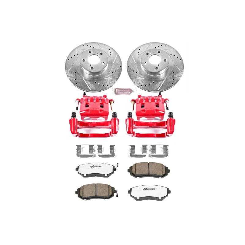 PowerStop PSB Z26 Street Kit w/Cals Brakes, Rotors & Pads Brake Kits - Performance D&S main image