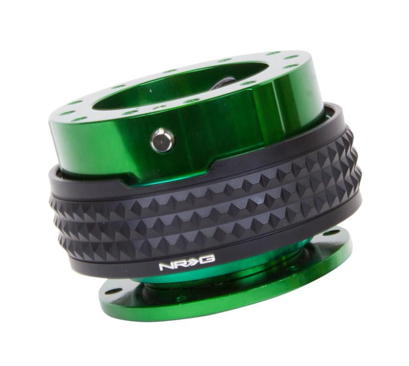 NRG Quick Release Kit - Pyramid Edition - Green Body / Black Pyramid Ring SRK-210GN/BK Main Image