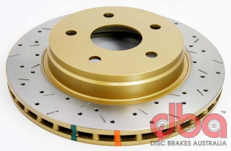 DBA 05-09 Dodge Durango/05-10 Ram 4000 Series Drilled and Slotted Front Rotor 42442XS Main Image