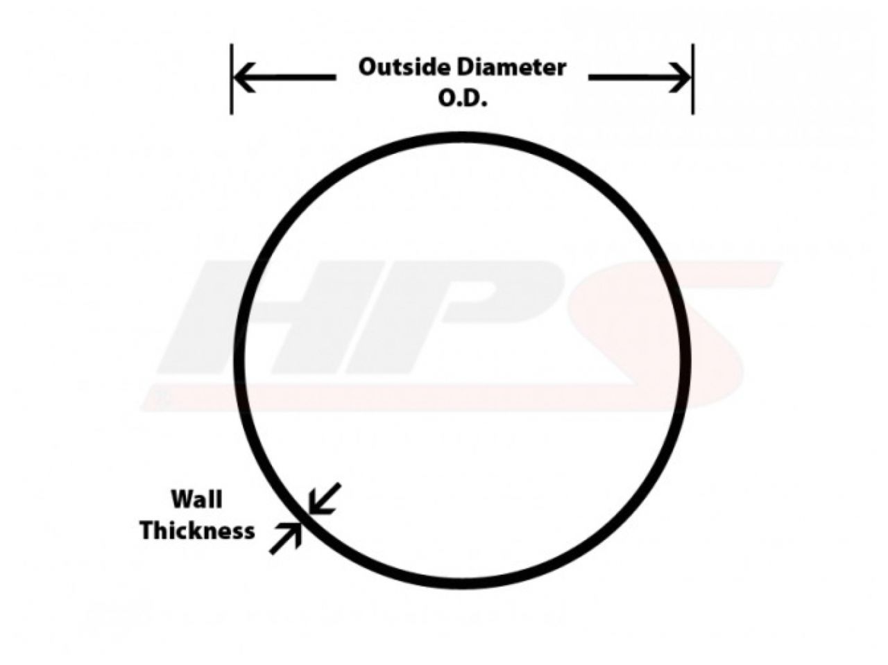 HPS 1-7/8" (48mm) OD x 4" Long 6061 Aluminum Joiner Tube Piping with Bead