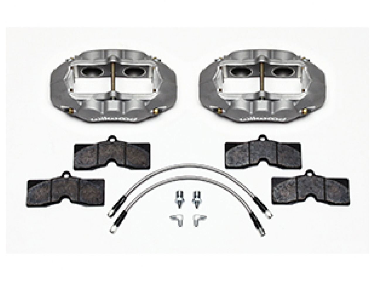 Wilwood D8-4 Front Caliper Kit, Clear, Corvette C2 / C3 65-82