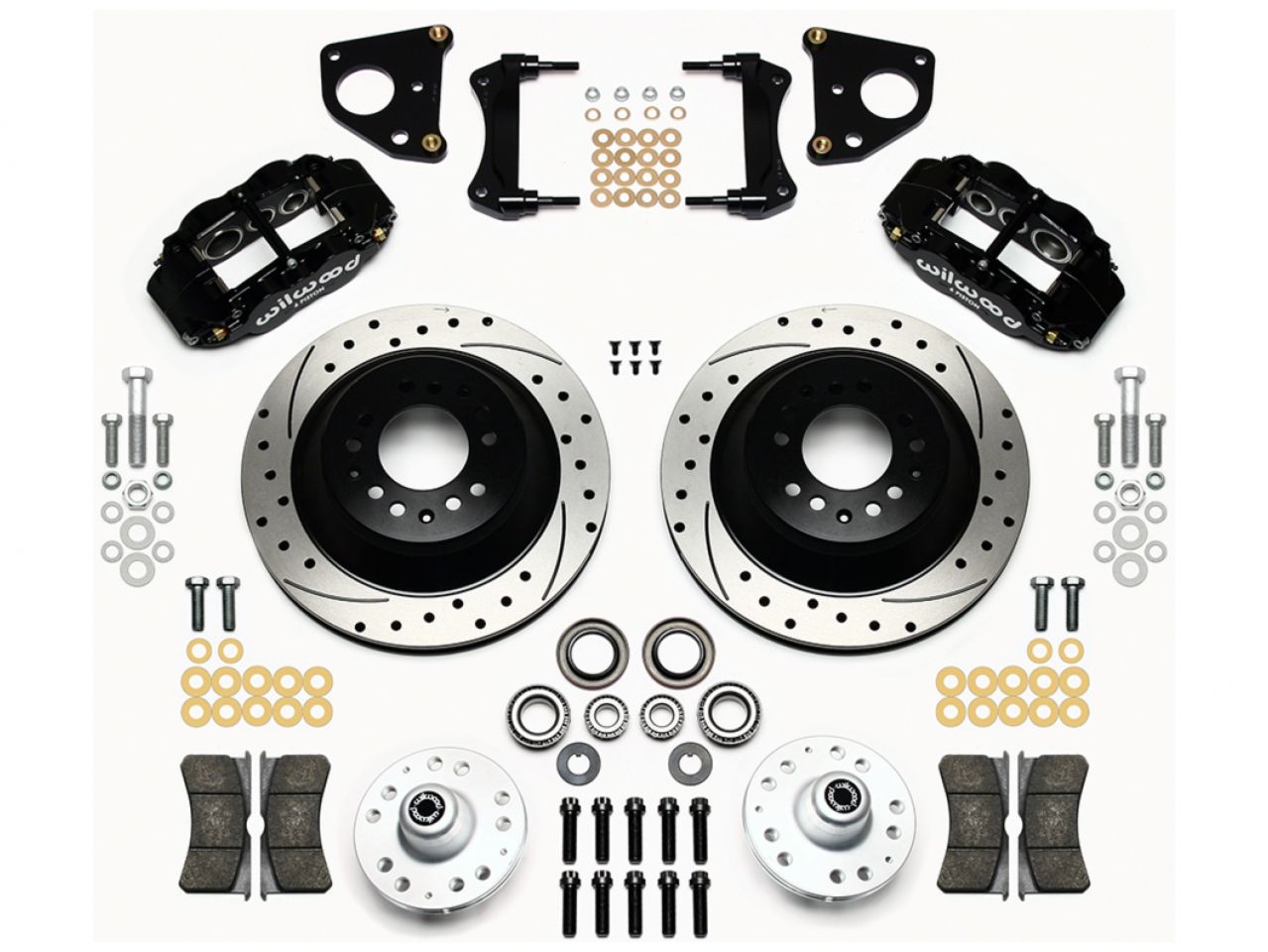 Wilwood FNSL6R Front Hub & 1PC Rtr Kit,12.88",Dril 62-72 CDP B & E Body-Drum