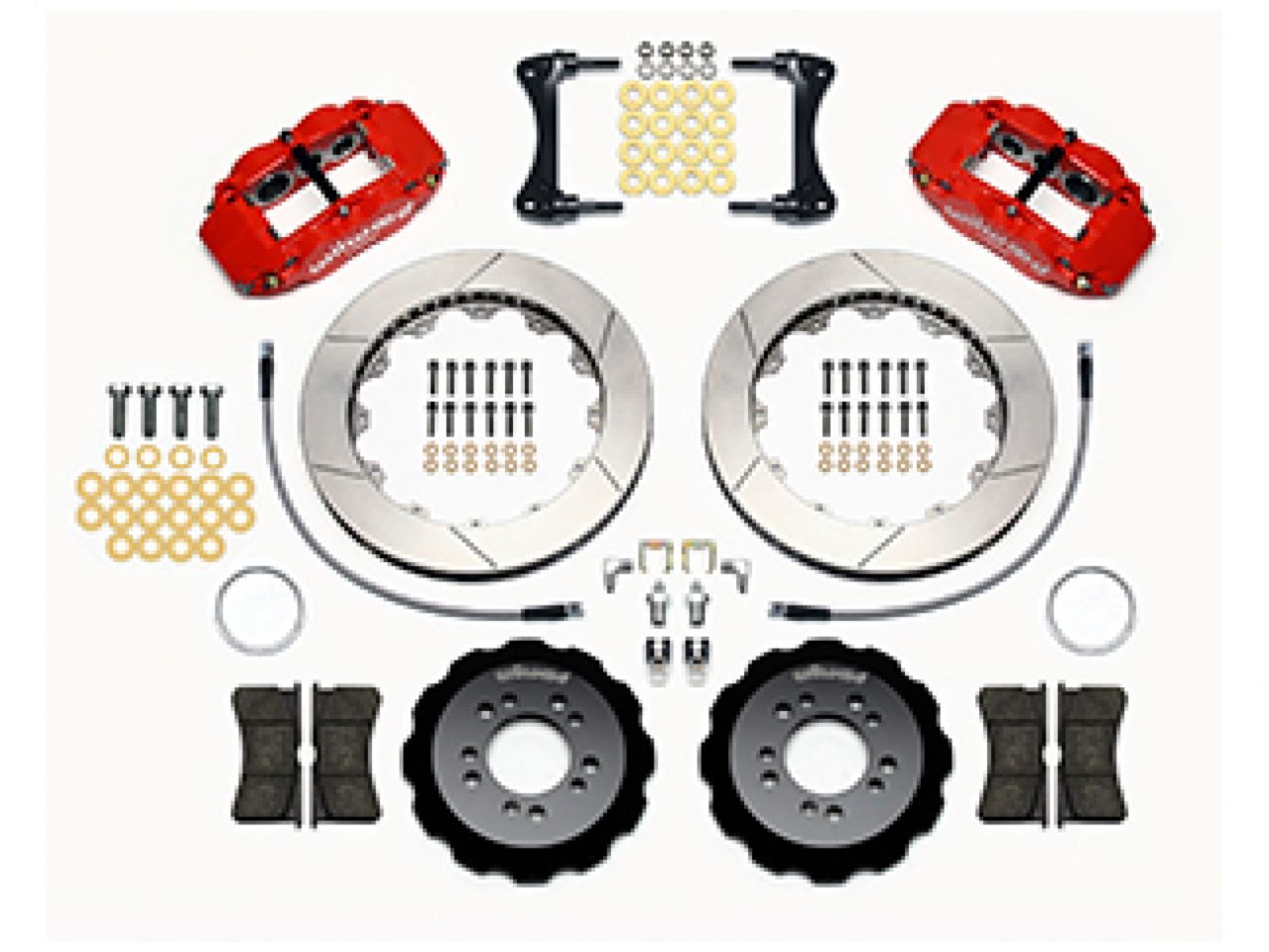 Wilwood Front Hat Kit, 13.06", Red, 2008-up Hyundai Genesis