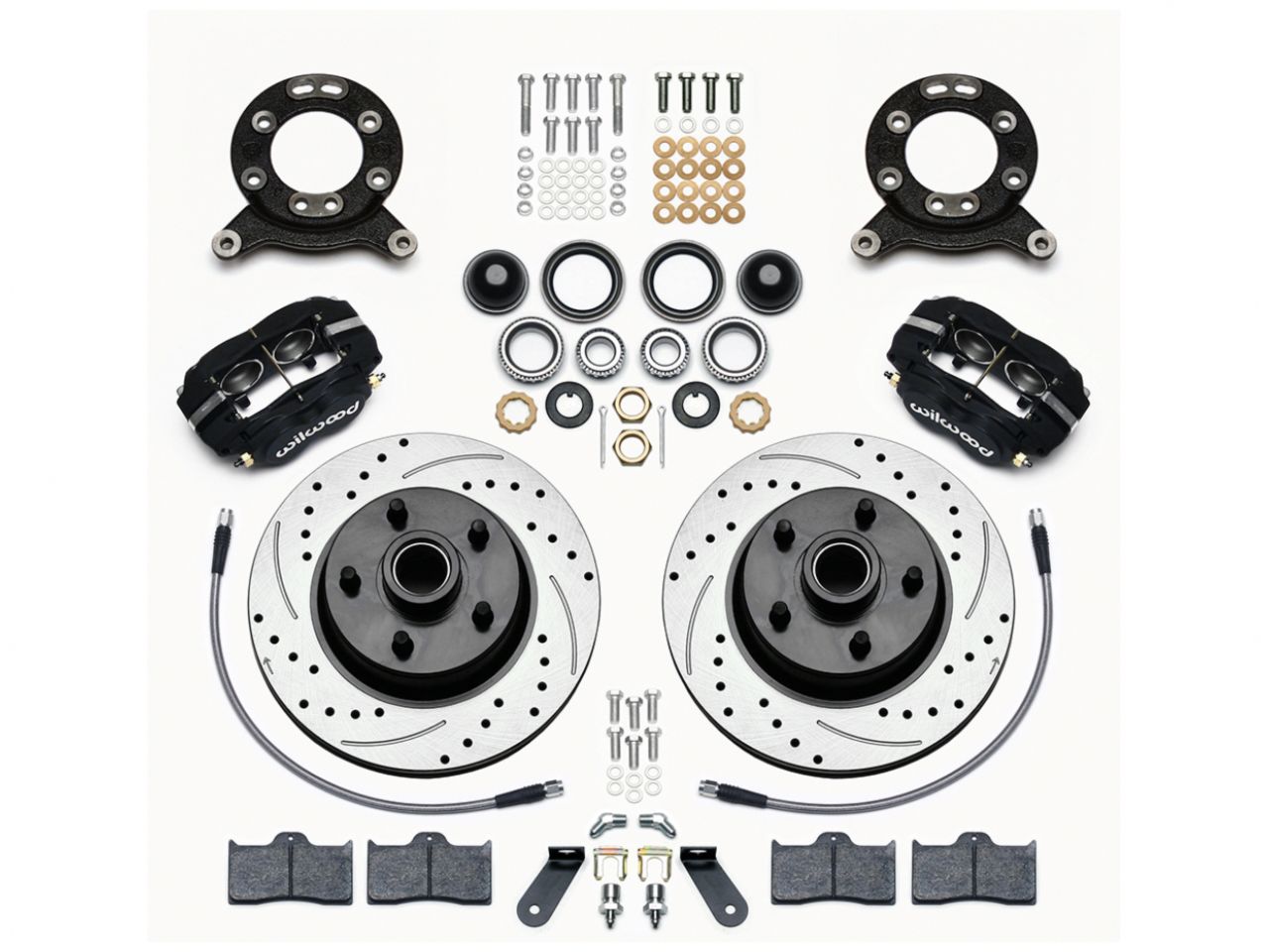 Wilwood FDL-M Front Kit, 11.30" 1 PC Rotor&Hub-Drill,1970-1973 Mustang Disc