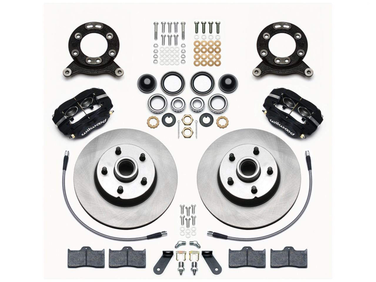 Wilwood FDL-M Front Kit, 11.30" 1 PC Rotor&Hub, 1970-1973 Mustang Disc & Drum