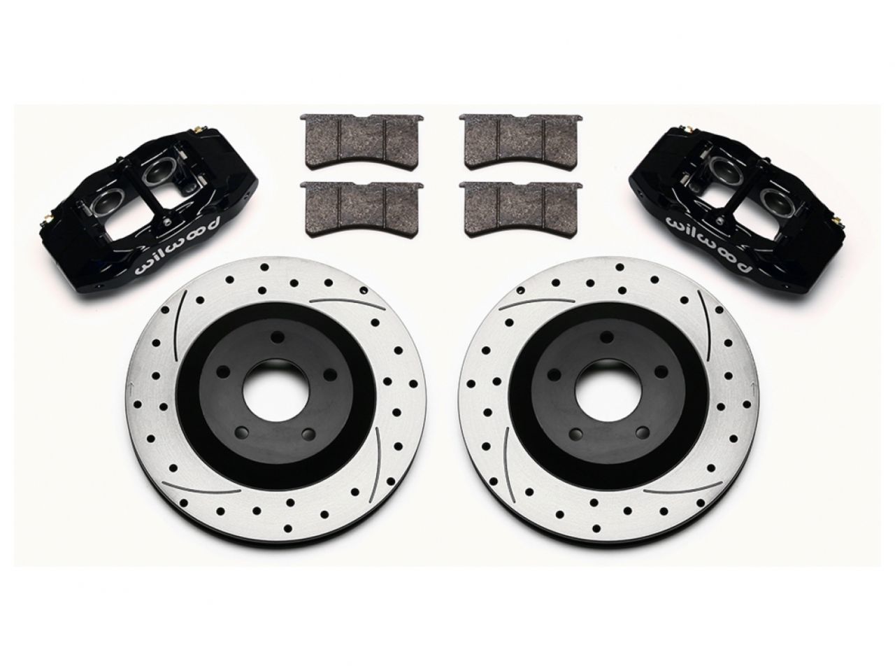 Wilwood SLC56 Front Caliper & Rotor Kit,Black,Corvette All C5 / Base C6 1997