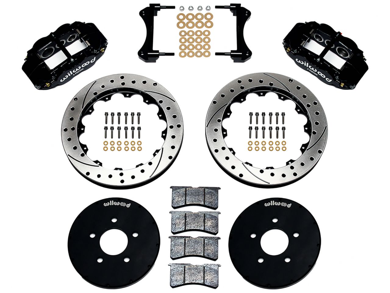 Wilwood FNSL6R Front Hat Kit, 12.88", Drilled, 1994-2004 Mustang