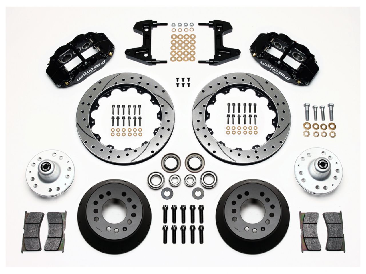 Wilwood FNSL6R Front Hub Kit,12.88",Drilled 74-80 Pinto/Mustang II Disc