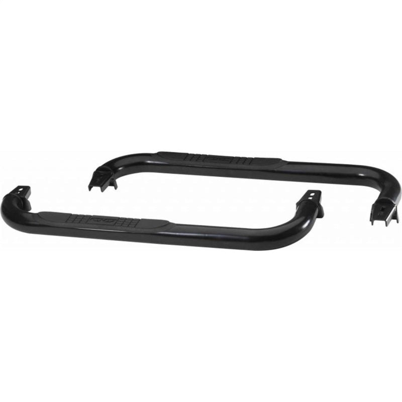 Rampage 1987-1995 Jeep Wrangler(YJ) 3 Inch Round Nerf Bar - Black 8625