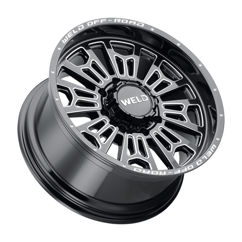 Weld Off-Road W114 20X12 Elicit 8X170 ET-44 BS4.75 Gloss Black MIL 125.1 W11402017475