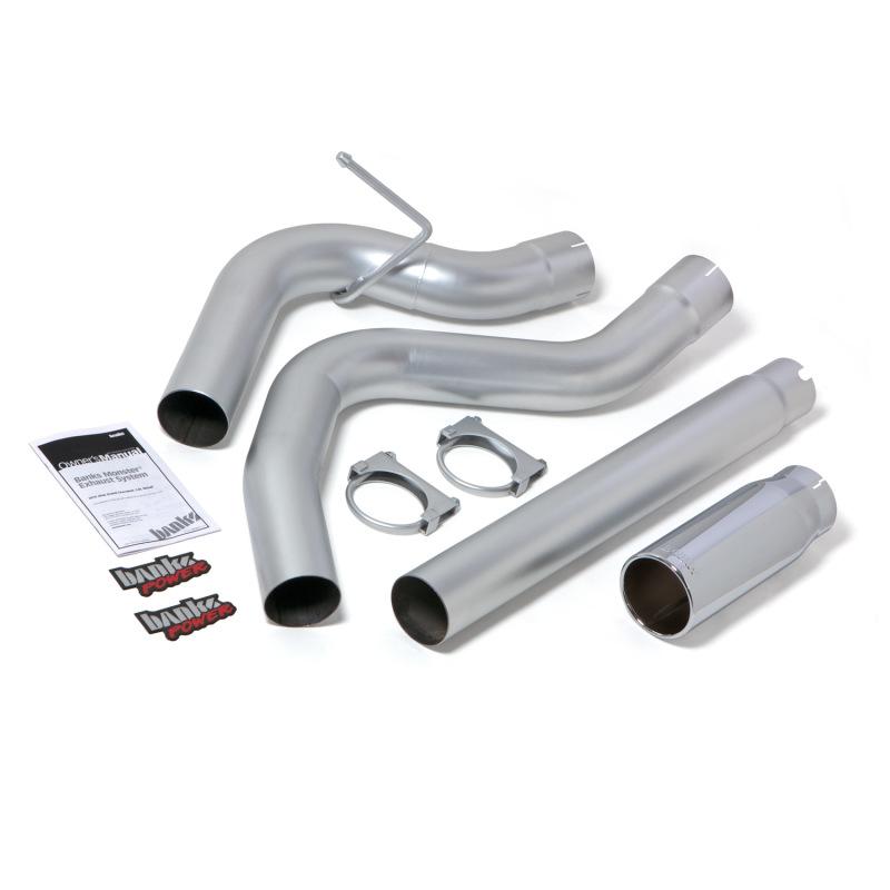 Banks Power 14-15 Dodge Ram 1500 3.0L Diesel Monster Exhaust Sys - SS Single Exhaust w/ Chrome Tip 48601 Main Image