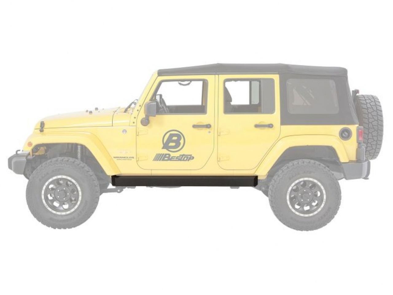 Bestop Jeep 07-16 Wrangler Unlimited, Black.