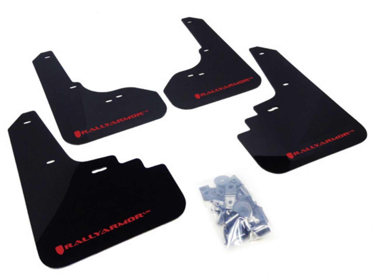 Rally Armor Mud Flaps MF4-UR-BLK/RD Item Image