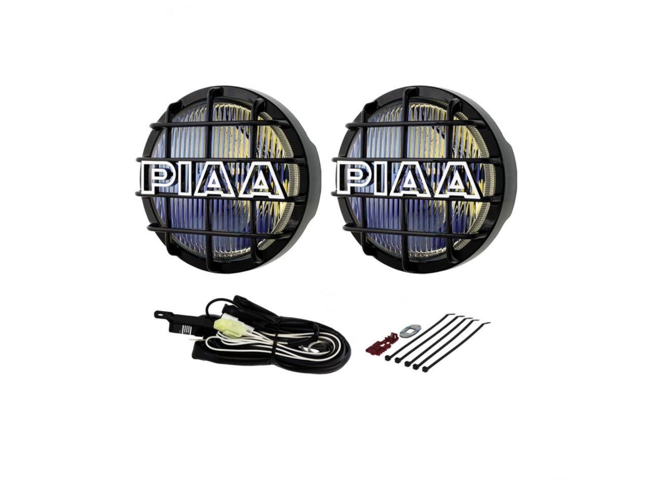 PIAA 520 Series 6" Yellow Halogen Fog Light Kit