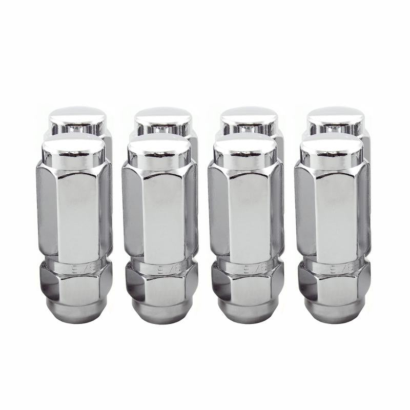 McGard Hex Lug Nut (Cone Seat / Duplex) 9/16-18 / 7/8 Hex / 2.5in. Length (8-Pack) - Chrome 64806 Main Image