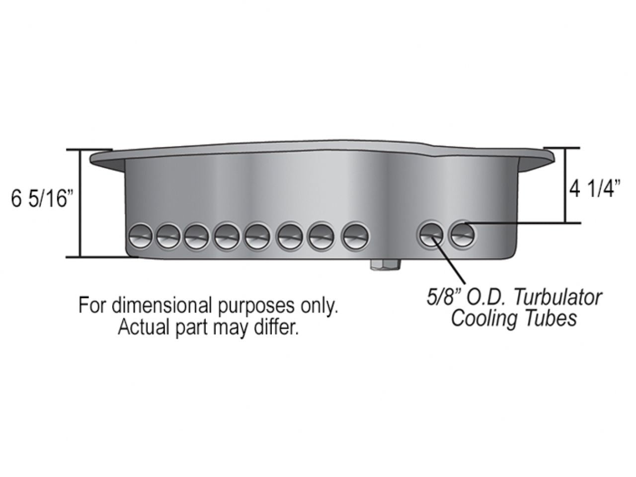 Derale Trans Cooling Pan (Ford E4OD/4R100/5R110)