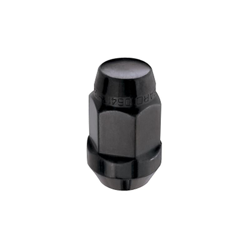McGard Hex Lug Nut (Cone Seat Bulge Style) 1/2-20 / 3/4 Hex / 1.45in. Length (4-pack) - Black 64029 Main Image