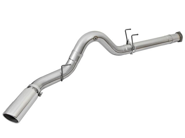 aFe ATLAS 5in DPF-Back Aluminized Steel Exhaust System w/Polished Tip - Fo