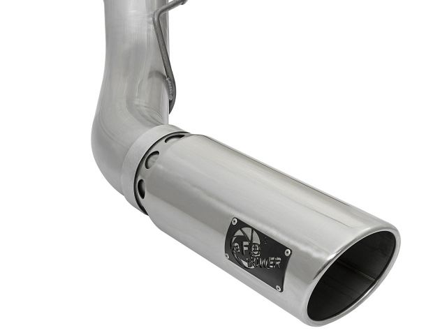 aFe ATLAS 5in DPF-Back Aluminized Steel Exhaust System w/Polished Tip - Fo