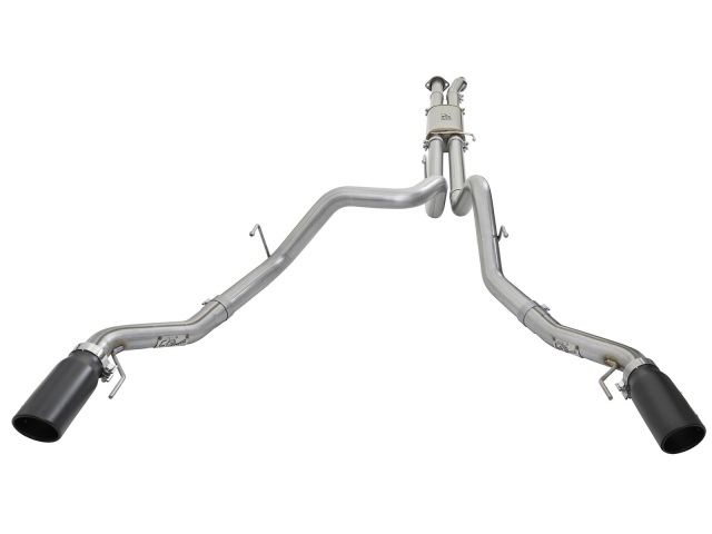 aFe MACH Force-Xp 3in Stainless Steel Cat-Back Exhaust System w/Black Tip: