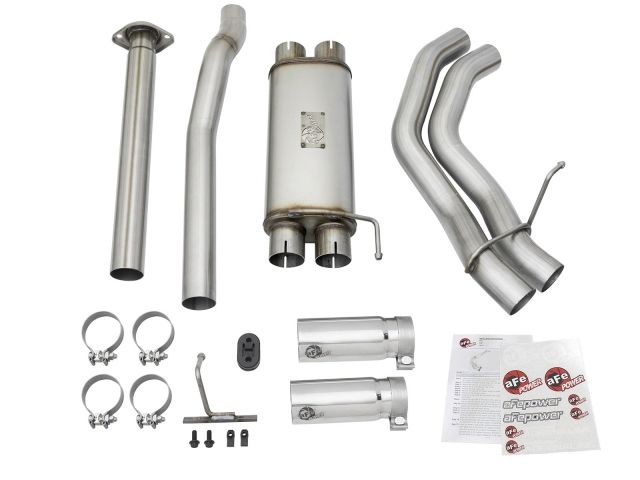 aFe  POWER 49-43091-P Rebel Series 3"409 SS  Cat-Back Exhaust System