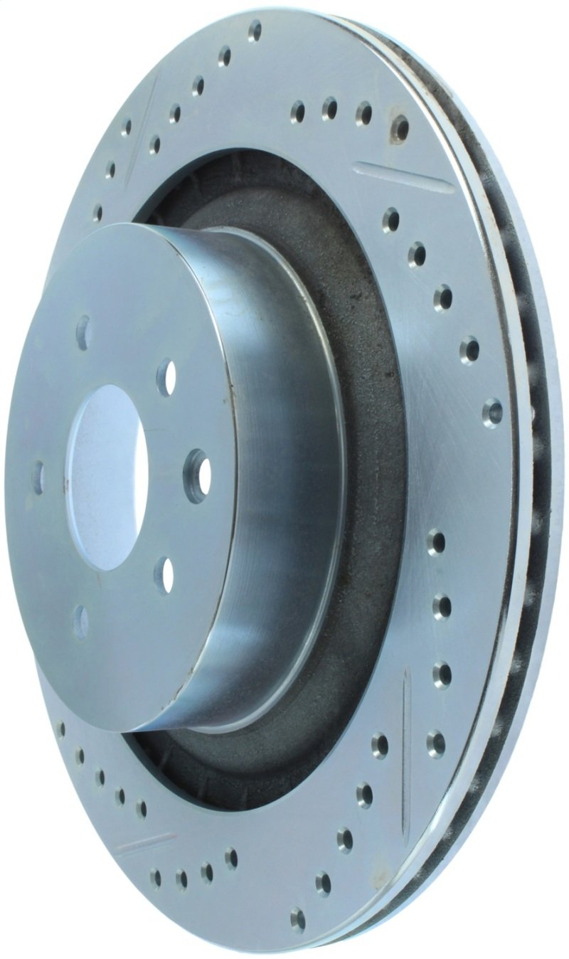 StopTech Select Sport 08-13 Infiniti G37 Slotted and Drilled Right Rear Brake Rotor 227.42101R Main Image