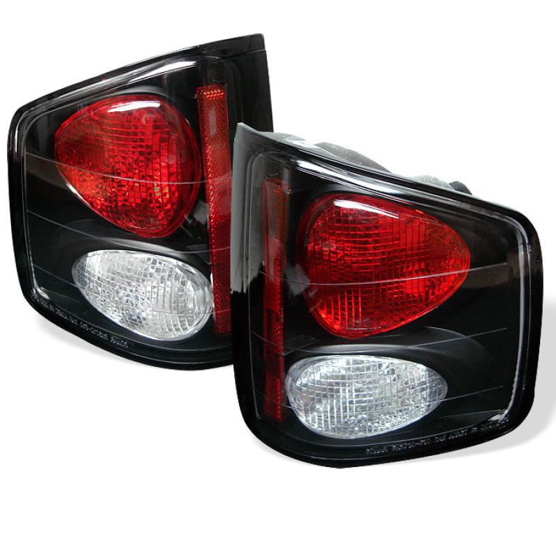 Spyder Chevy S10 94-04/GMC Sonoma 94-04/Isuzu Hombre 96-00 Euro Tail Lights Blk ALT-YD-CS1094-BK 5001887 Main Image