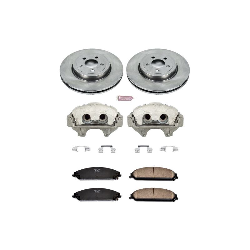 PowerStop PSB Autospecialty Kit w/Cals Brakes, Rotors & Pads Brake Kits - OE main image