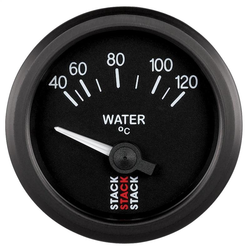 Autometer 52mm Stack Instruments 40-120 Degree C Electric Water Temperature Gauge - Black ST3207 Main Image