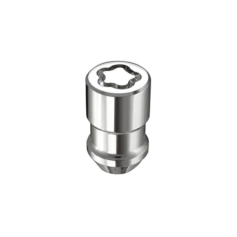 McGard Wheel Lock Nut Set - 4pk. (Cone Seat) M12X1.5 / 19mm & 21mm Dual Hex / 1.46in. L - Chrome 24137 Main Image