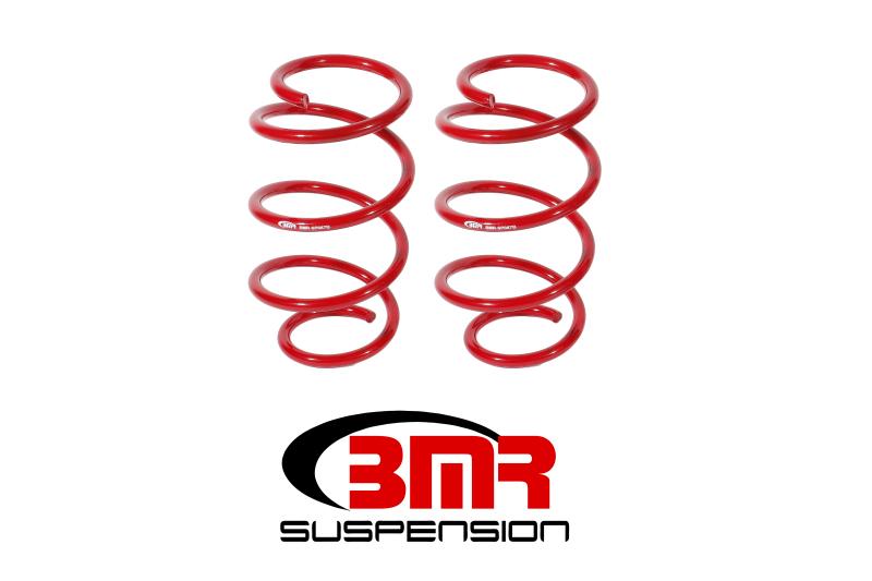 BMR 15-17 S550 Mustang Front Drag Version Lowering Springs - Red SP087R Main Image