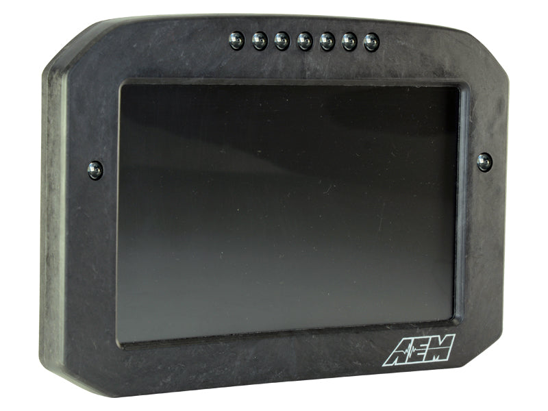 AEM CD-7G Carbon Flush Digital Dash Display w/ Internal 20Hz GPS & Antenna 30-5702F