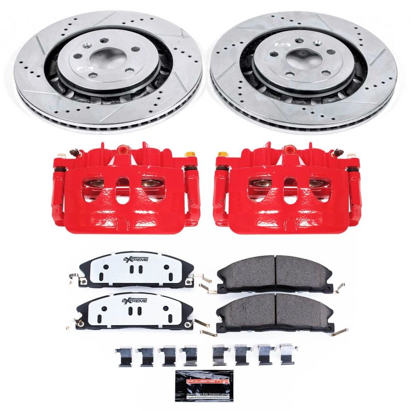 PowerStop PSB Z36 Truck & Tow Kit w/Cals Brakes, Rotors & Pads Brake Kits - Performance D&S main image