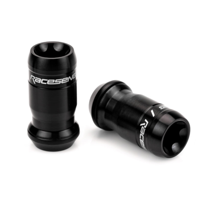 Raceseng TNR-1 Titanium Lug Nut (Single) - M12x1.5mm / R14 Floating Seat - Brushed Black 010231BRB-010218