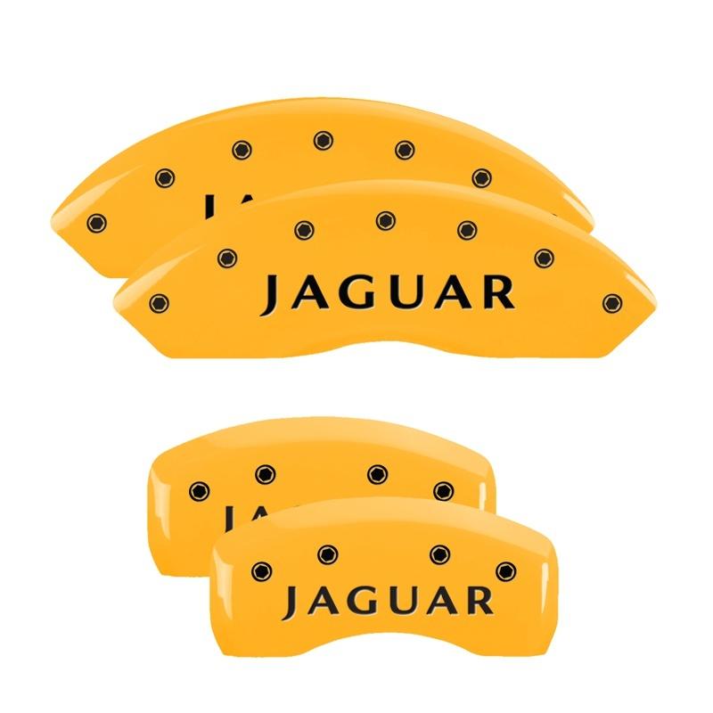 MGP 4 Caliper Covers Engraved Front & Rear Acura Yellow finish black ch 39019SACUYL Main Image