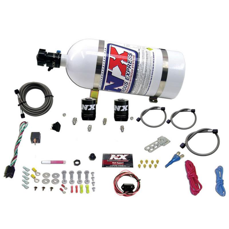 Nitrous Express 10-15 Chevrolet Camaro (5th Gen) Single Nozzle Nitrous Kit (35-150HP) w/10lb Bottle 20930-10 Main Image