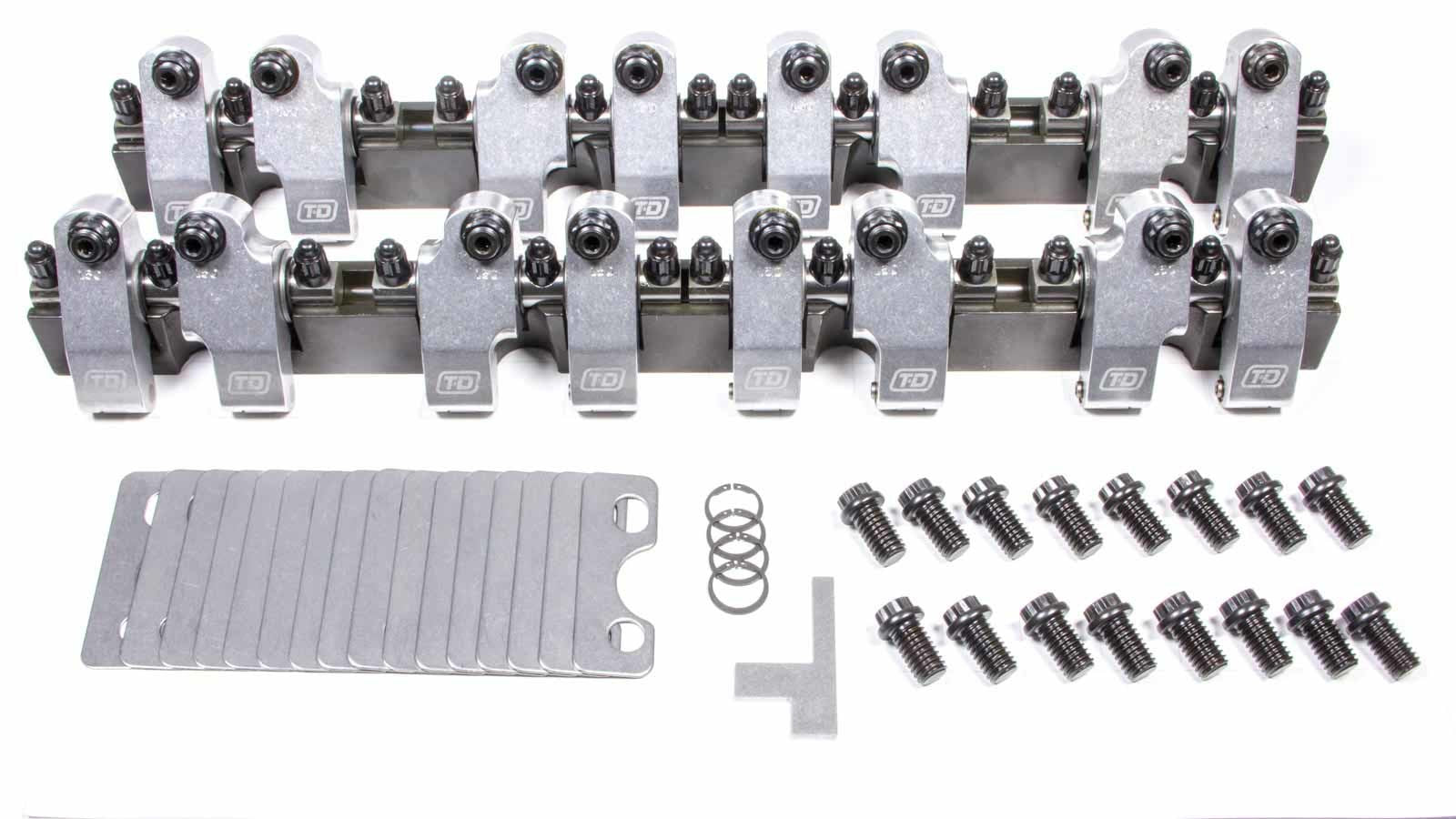 T and D Machine SBC Shaft Rocker Arm Kit - 1.5/1.5 Ratio TDM2300-150/150