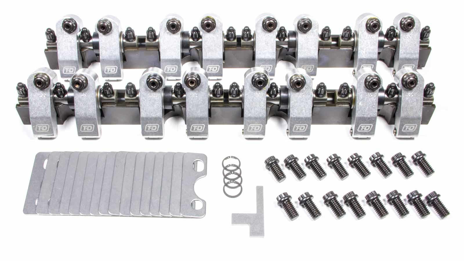 T and D Machine SBC Shaft Rocker Arm Kit - 1.6/1.5 Ratio TDM2150-160/150