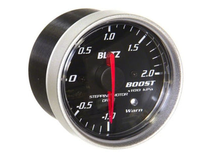 Blitz SD Boost Racing Meter Metric Boost Gauge 52mm Black