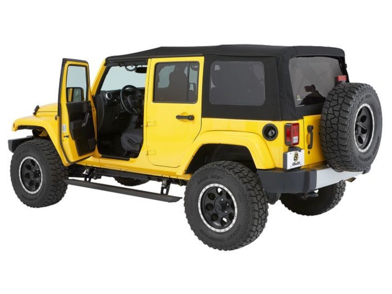 Bestop Jeep 07-16 Wrangler Unlimited, Black.