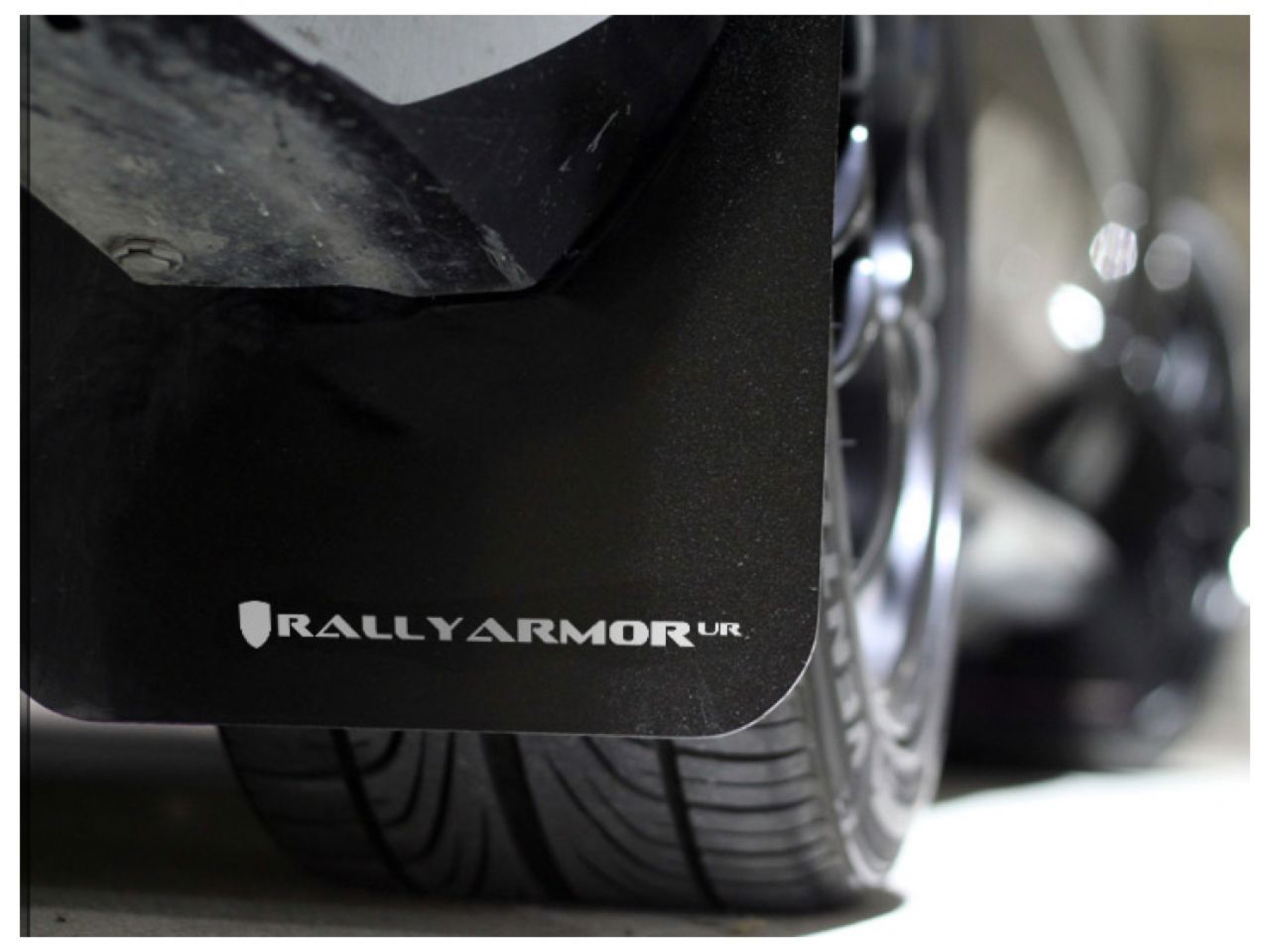 Rally Armor 02-07 UR Rally Mud flap White logo