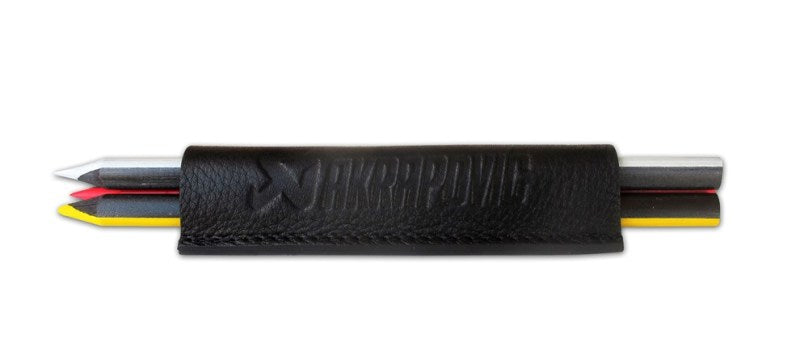 Akrapovic Leather Crayons case - black 800946