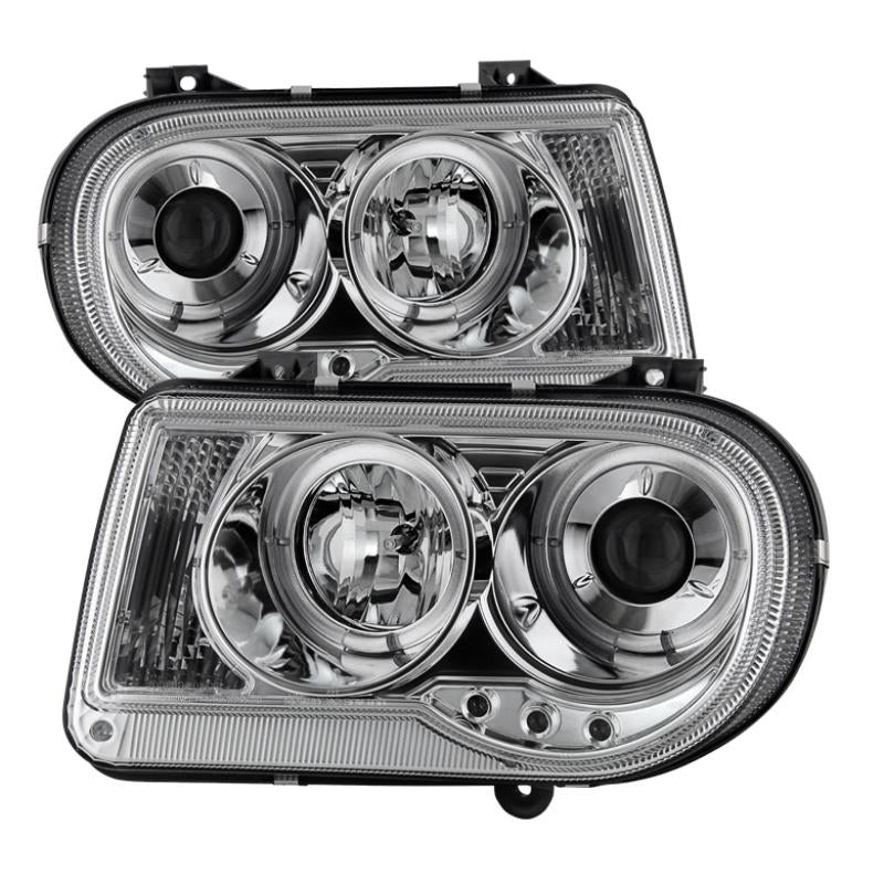 Spyder Chrysler 300C 05-10 Projector Headlights LED Halo LED Chrm (Not Included) PRO-YD-C300C-HL-C 5009142 Main Image