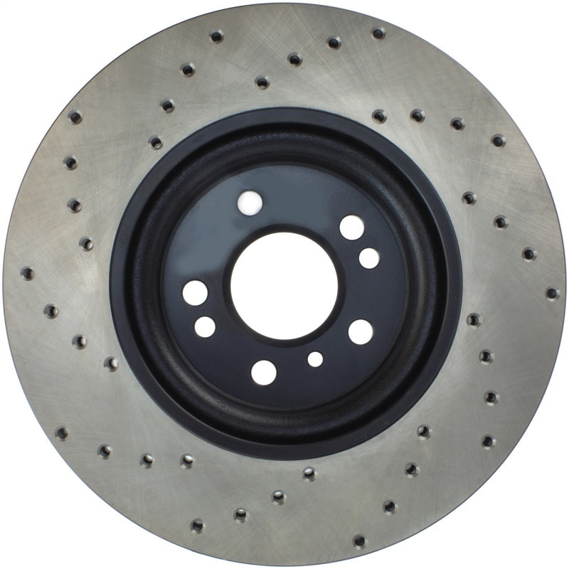 StopTech Sport Cryo Cross Drilled Brake Rotor; Rear Right