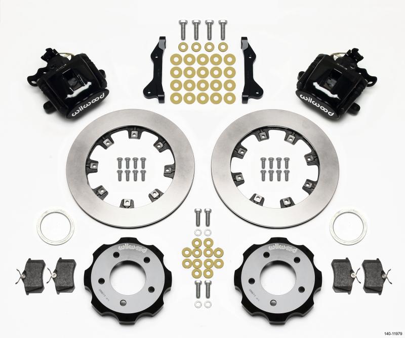 Wilwood Combination Parking Brake Rear Kit 12.19in 2006-Up Civic / CRZ 140-11979 Main Image