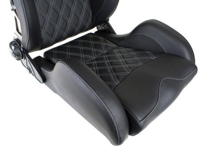 Cobra Misano 30th Anniversary Diamond Stitched Leather Reclinable Seat